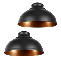 2 Pack Industrial Metal Pendant Lamp Shades ~1262