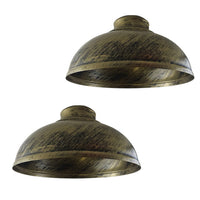 2 Pack Industrial Metal Pendant Lamp Shades ~1262