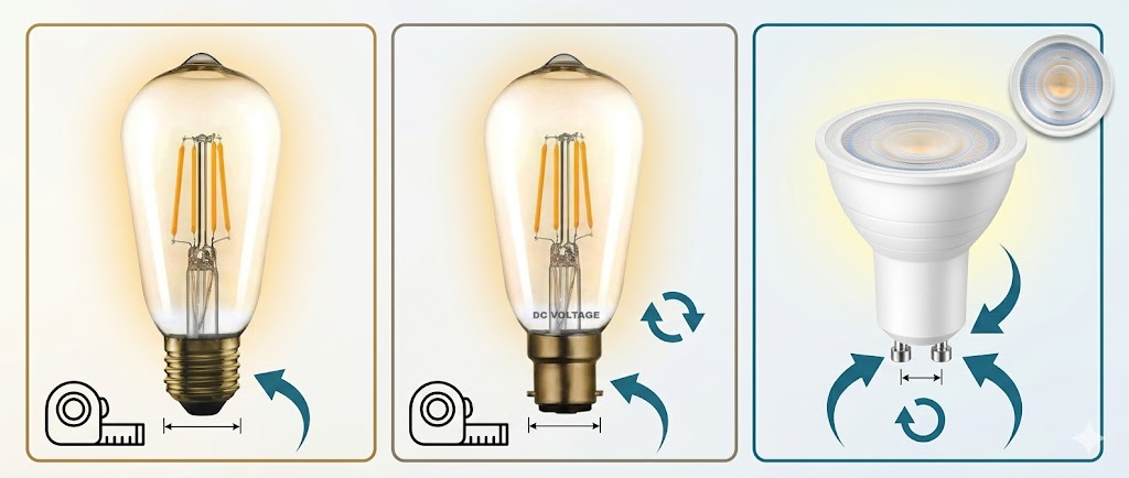 E27 vs B22 vs GU10: Which Bulb Fitting Do You Actually Need?