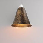 DC Voltage 18cm Metal Cone Lampshade E27/B22 ~1216