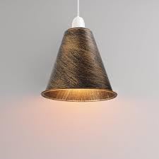 DC Voltage 18cm Metal Cone Lampshade E27/B22 ~1216