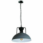 Black chain pendant light