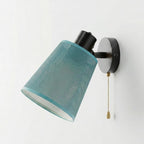 adjustable wall light featuring a classic coolie Metal lampshade