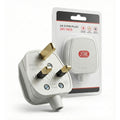 13A Fused UK 3 Pin Plug – White Rewirable Mains Plug ~1164