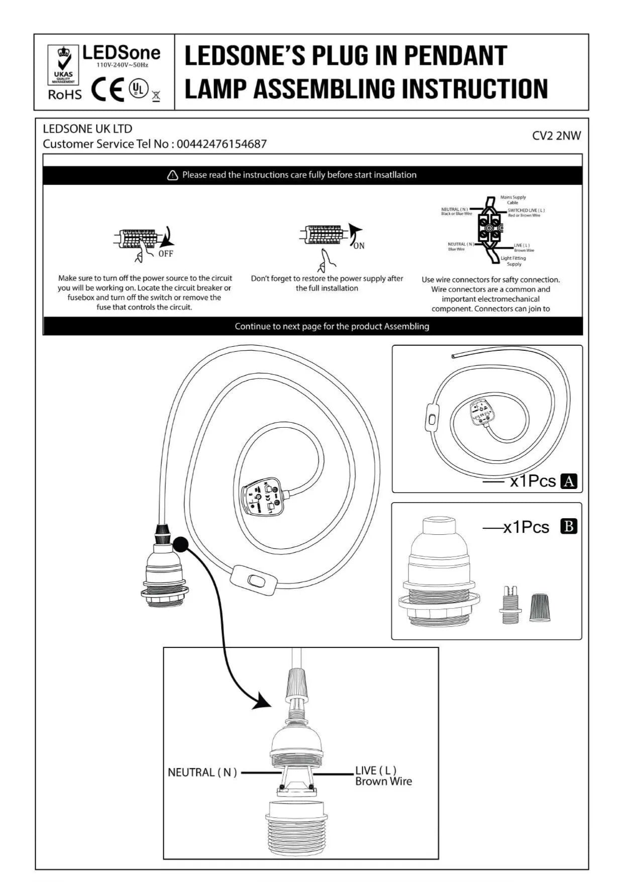 plug in pendant lamp