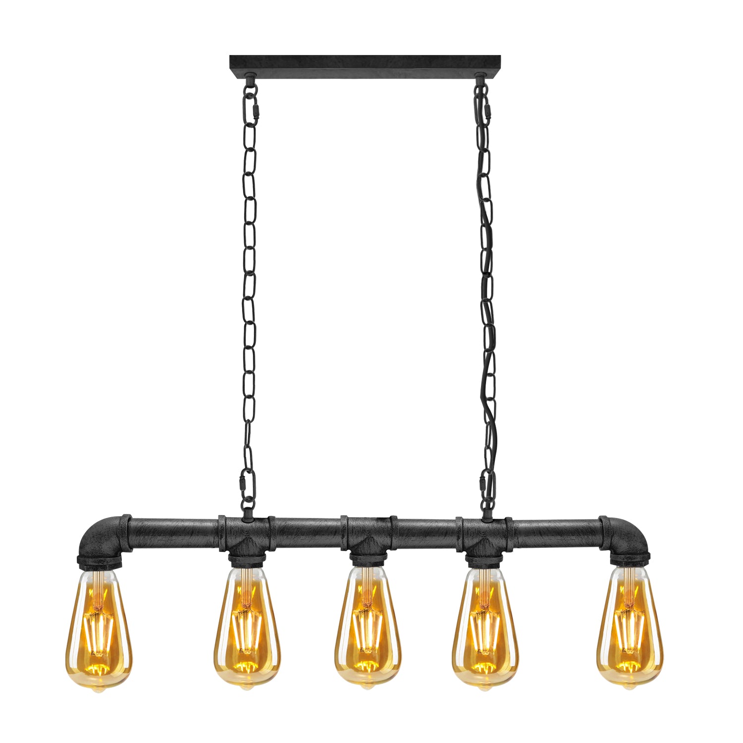 Industrial-style pendant light