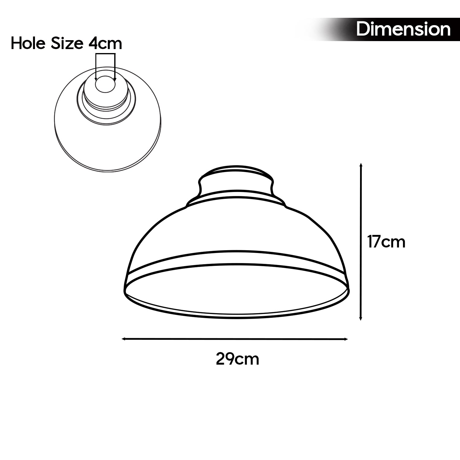 Modern Metal Ceiling Lamp Shade ~1138