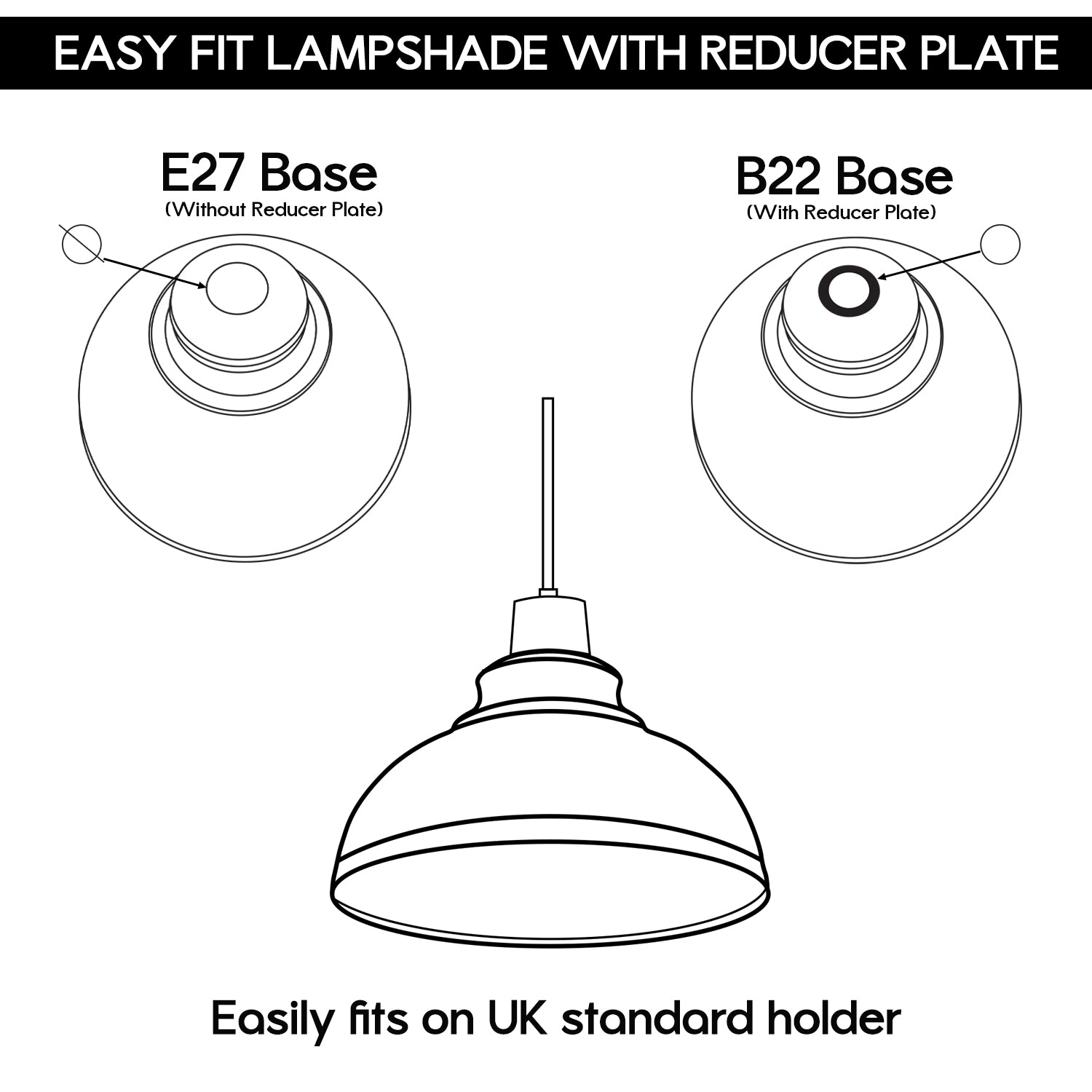 Modern Metal Ceiling Lamp Shade ~1138