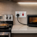45A Cooker Switch with 13A Switched Socket and Neon – White ~1252