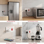 45A Cooker Switch with 13A Switched Socket and Neon – White ~1252