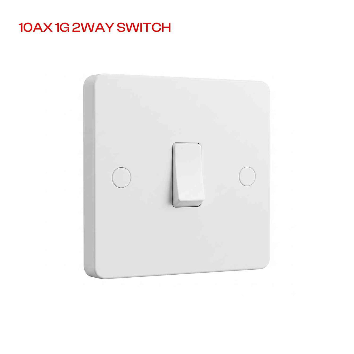 1, 2 & 3 Gang 2 Way White Light Switches – 250V AC~1247