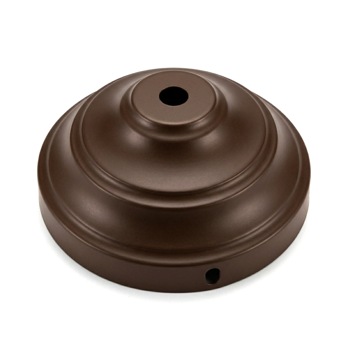 Brown 100mm Metal Ceiling Rose with Side Fitting & Cord Grip