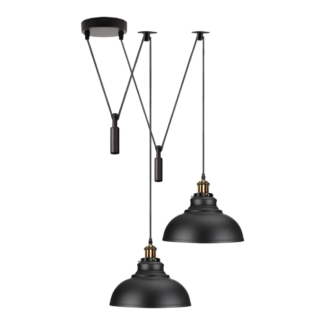 2-Head Spider Pendant Light | Industrial Retro Ceiling Lamp ~1105