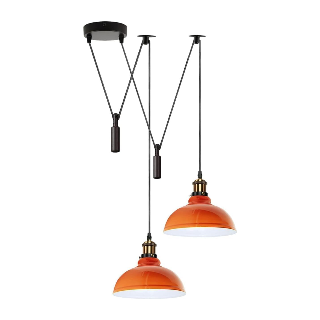 2-Head Spider Pendant Light | Industrial Retro Ceiling Lamp ~1105