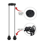 2-way ceiling pendant light kit / hanging system