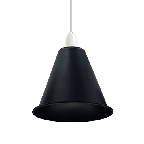 DC Voltage 18cm Metal Cone Lampshade E27/B22 ~1216