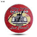 Vintage Red Metal Wall Clock – Antique Style Silent Analogue Clock