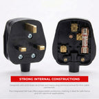 13A UK 3 Pin Plug Rewirable Fused Mains Plug 250V ~1165