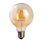 G95 E27 LED Filament Bulb 8W 800lm 2700K Amber Dimmable ~1226