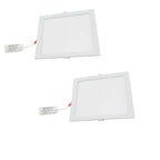 Square Recessed LED Panel Light – Slim Cool White 6000K Ceiling Light ~1220