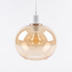 amber glass replacement lamp shade for pendant light