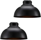black metal pendant light shad