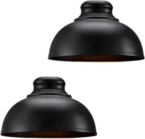 black metal pendant light shad