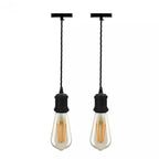 Vintage Brass E27 Pendant Light Fitting – 195cm Twisted Fabric Cable ~1226