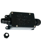 IP65 Waterproof Cable Junction Box – Black Outdoor Electric Connector ~1188
