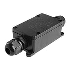 IP65 Waterproof Cable Junction Box – Black Outdoor Electric Connector ~1188