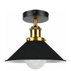 grey metal ceiling light fixtu