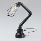 steampunk desk lamp with water