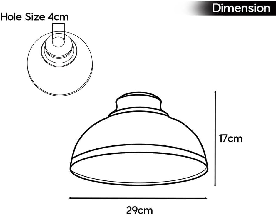 light shade pendant black