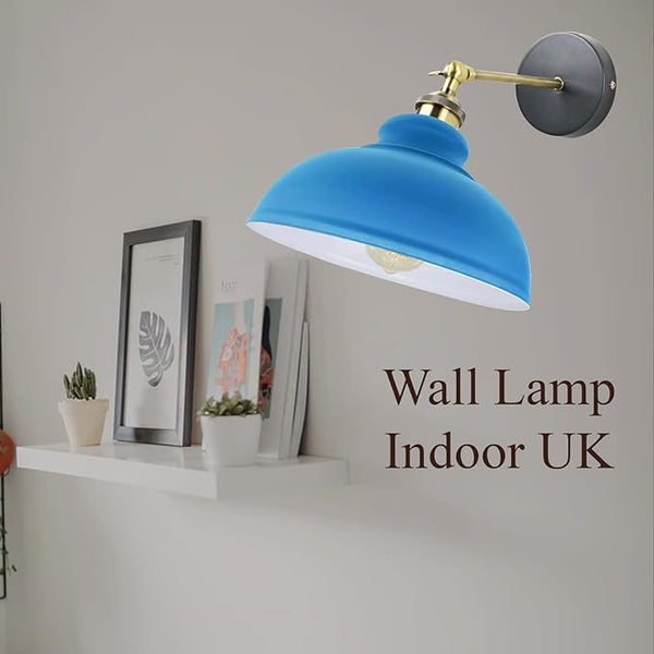 Industrial Curved Metal Wall Sconce Fixture E27