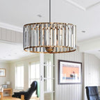 lampshade lamp crystal light