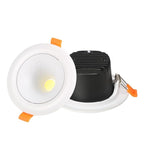 Modern New LED Recessed Ceiling White LED Round Panel Downlight IP20 Cool White ~1222