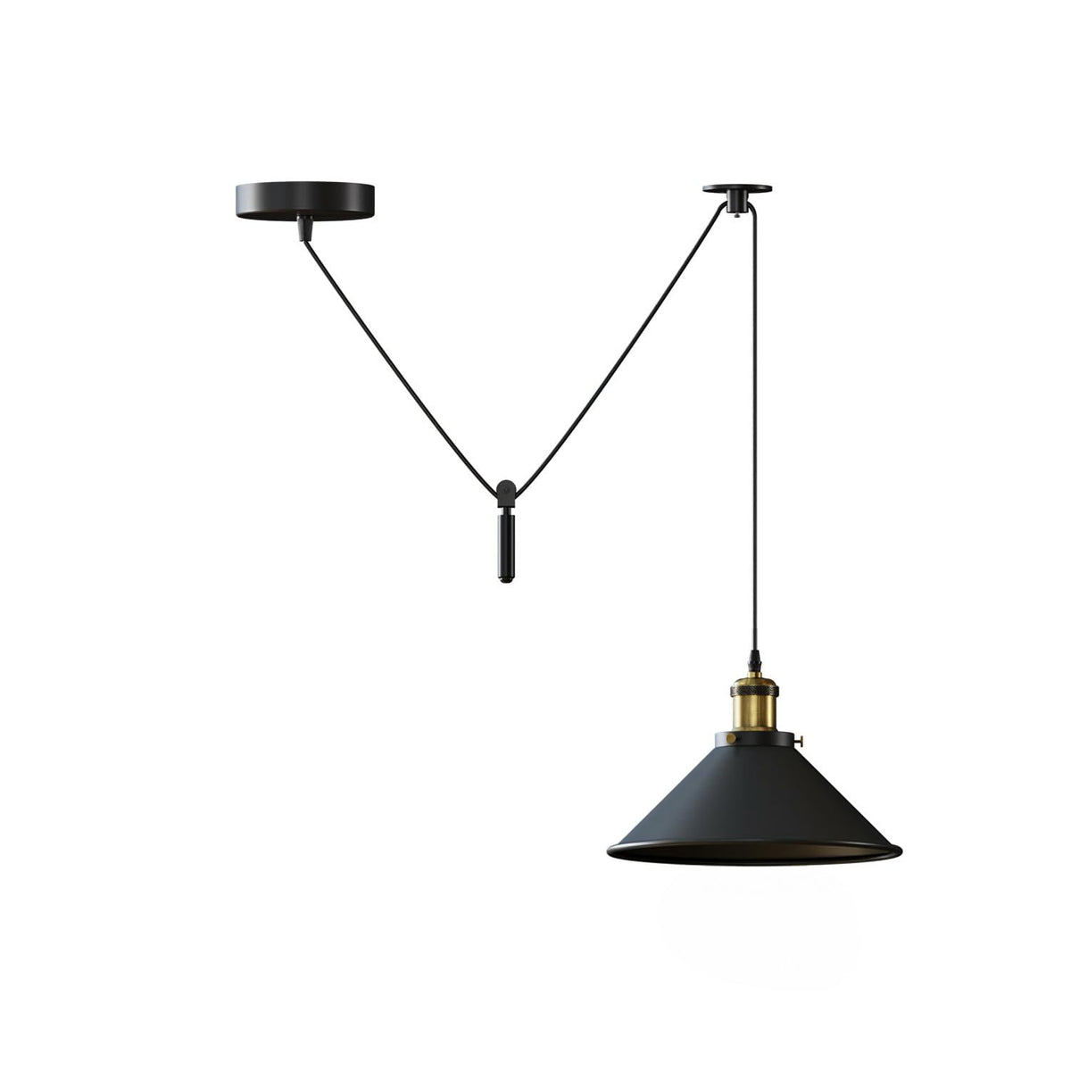 pendant fittings caged ceiling