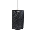 black cage pendant light shade