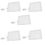 Square Recessed LED Panel Light – Slim Cool White 6000K Ceiling Light ~1220