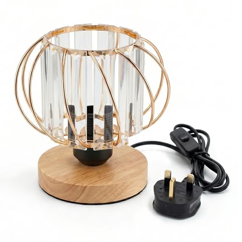 wooden lamp lattice table