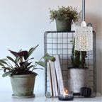 E27 metal bulb guard drum cage lampshade
