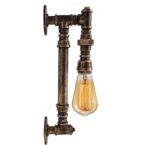 bar lamp pipe industrial decor