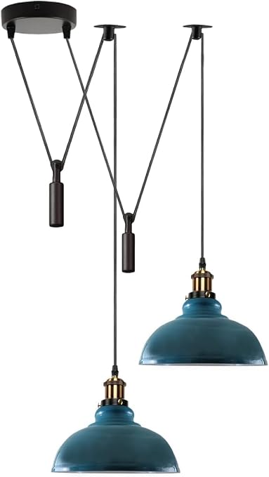 2-Head Spider Pendant Light | Industrial Retro Ceiling Lamp ~1105