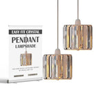 crystal shade lampshade light