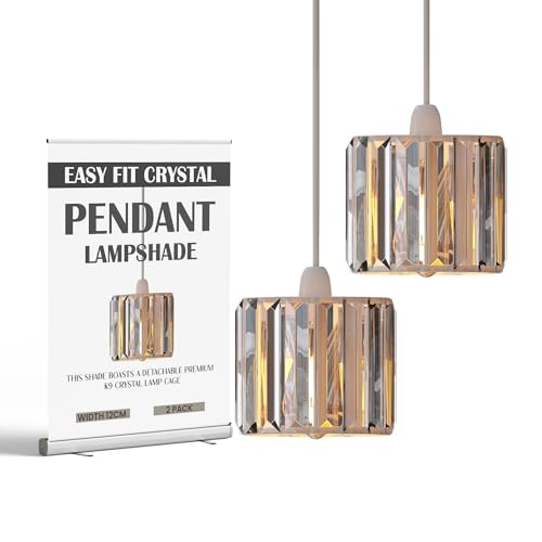 crystal shade lampshade light