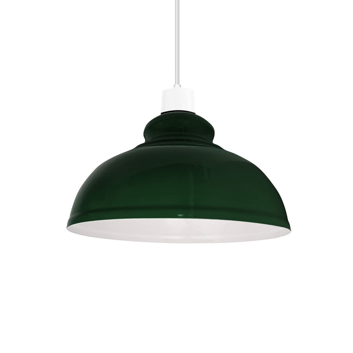 black metal ceiling light shad