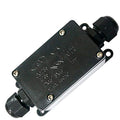 IP65 Waterproof Cable Junction Box – Black Outdoor Electric Connector ~1188