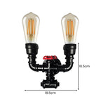 bulb sconce industrial wall