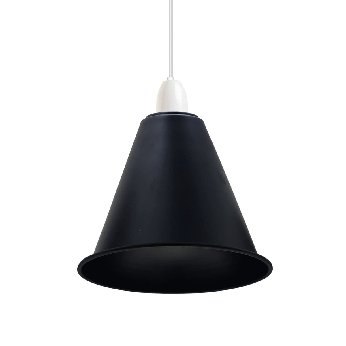 DC Voltage 18cm Metal Cone Lampshade E27/B22 ~1216