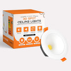 Modern New LED Recessed Ceiling White LED Round Panel Downlight IP20 Cool White ~1222